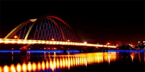 河南明亮照明 鶴壁市道路橋梁燈光亮化工程,優化城市夜景環境